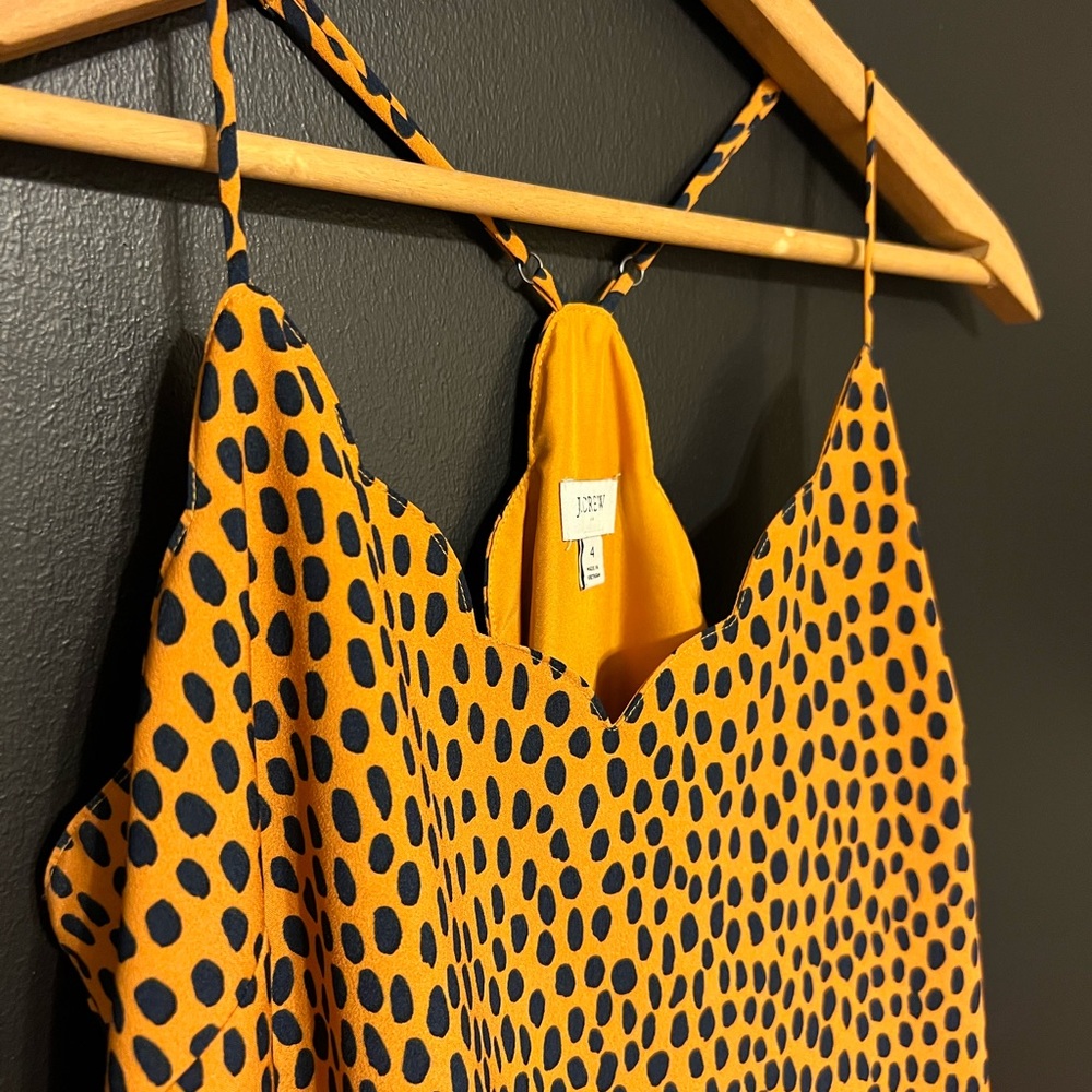 J. Crew Scalloped Neck Racerback Cami - Picture 2 of 11